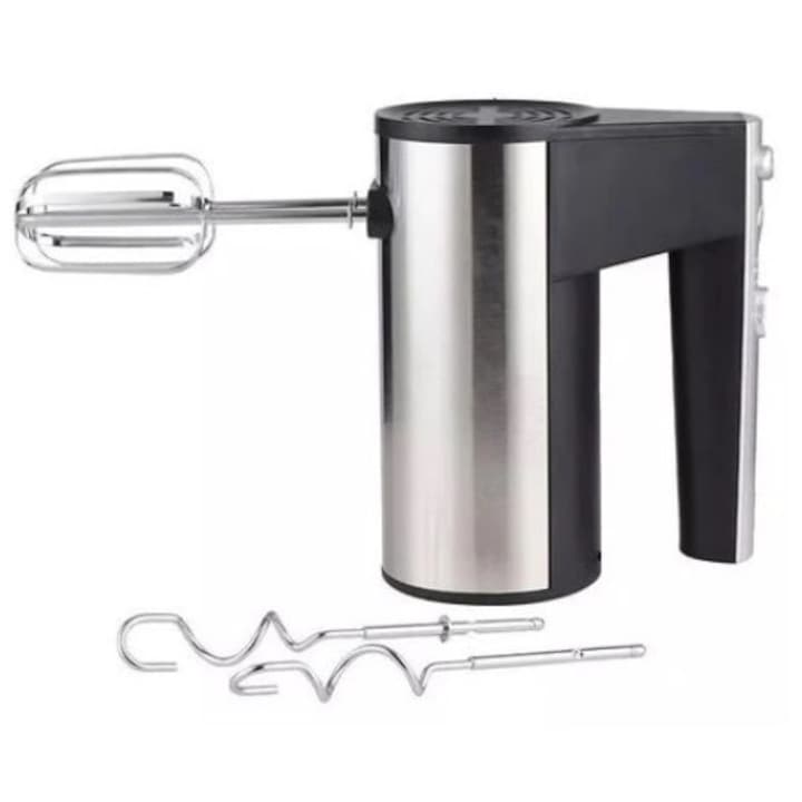 Elektromos kézi mixer AO-78160, 5 sebességfokozat, 100 W, ezüst