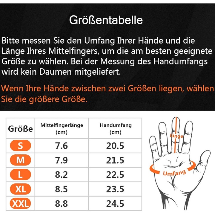 Téli vízálló sportkesztyű, fekete, 10-11cm