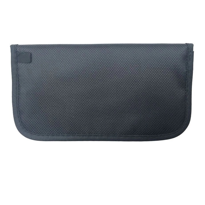 Autókulcs lopásgátló tok, Faraday kalitka, Rádióblokkoló, 20 cm x 11 cm, Fekete