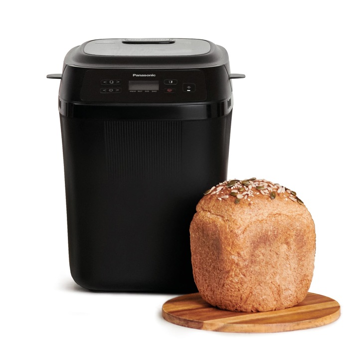 Хлебопекарна Panasonic, 18 автоматични програми, черна, 200 г/400 г