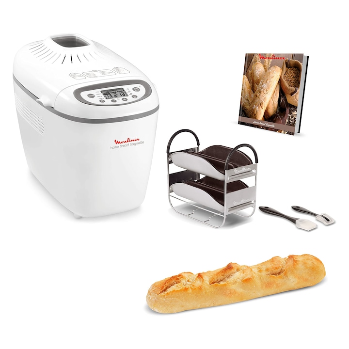 Π₯Π»Π΅Π±ΠΎΠΏΠ΅ΠΊΠ°ΡΠ½Π° Moulinex, 900 Π³, 800 W, Π±ΡΠ»Π°