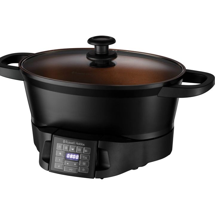 Multicooker Russell Hobbs 6, 5L, afisaj digital, multifunctional, inox