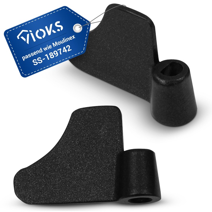 Кука за тесто VIOKS, комплект от 2 части, с обръщаеми крилца, за машина за хляб