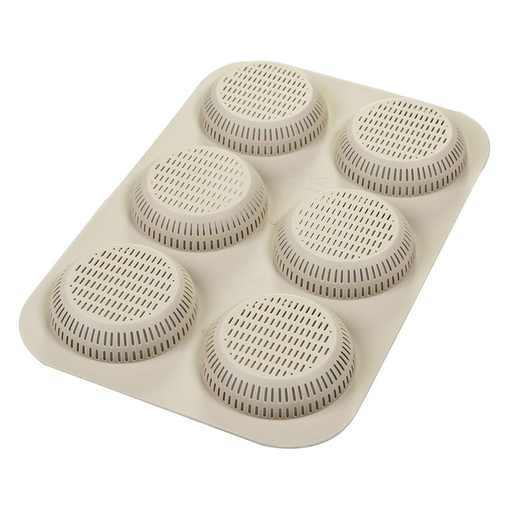Formă de silicon pentru hamburger, Silikomart, set 1 formă, antiaderentă, 80x20mm