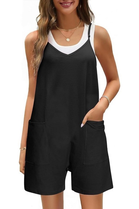 Női overál, fekete, XXL méret, HEEKPEK