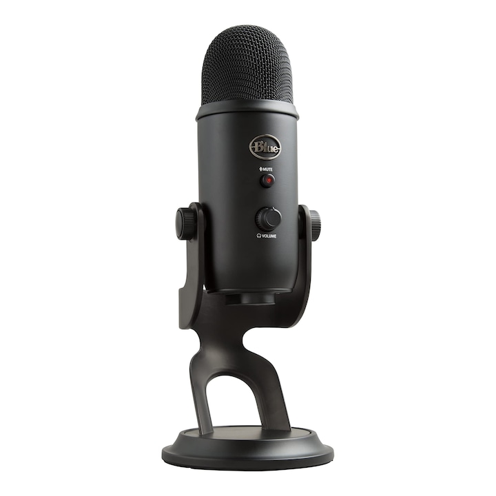Blue Microphones Yeti professzionális USB mikrofon, kondenzátor, kardioid, fekete