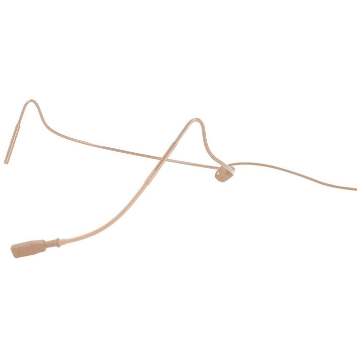 Monacor HSE-300/SK headset mikrofon, bézs, hiperkardioid, Micro-USB