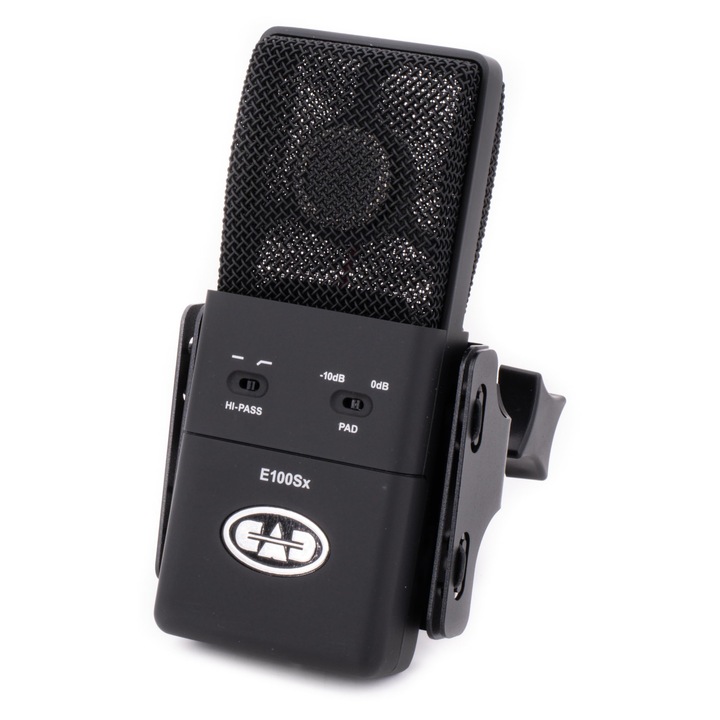 CAD Audio E100Sx szuperkardioid kondenzátormikrofon, fekete, Micro USB csatlakozás, sztereó hangszedő