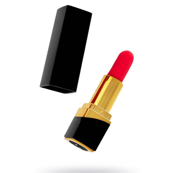 Mini vibrátor Flovetta PANSIES, fekete, 9cm, diszkrét, szilikon