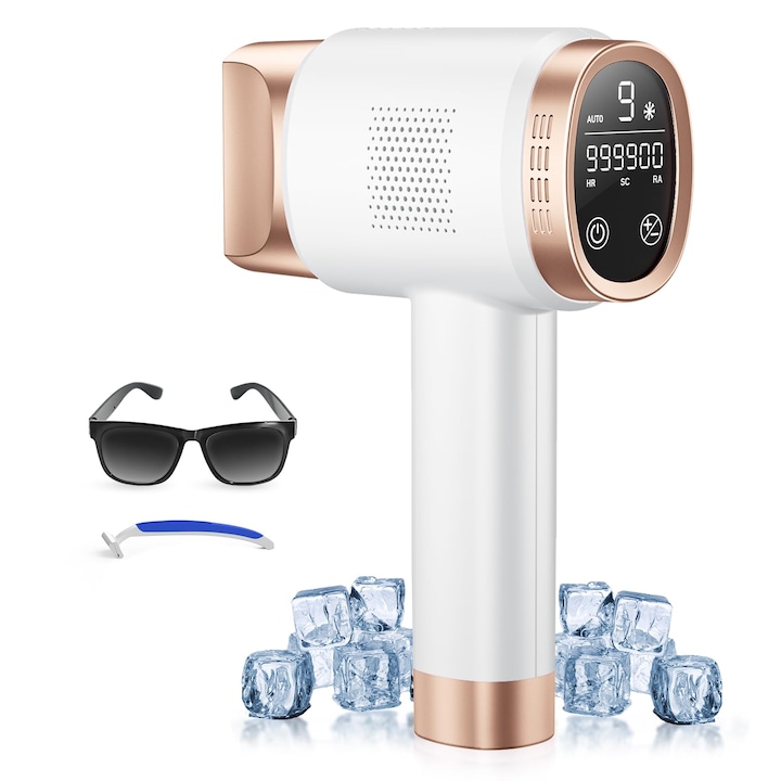 OUPSEEN 21J IPL епилатор, 3 функции, охлаждаща система, бяло злато