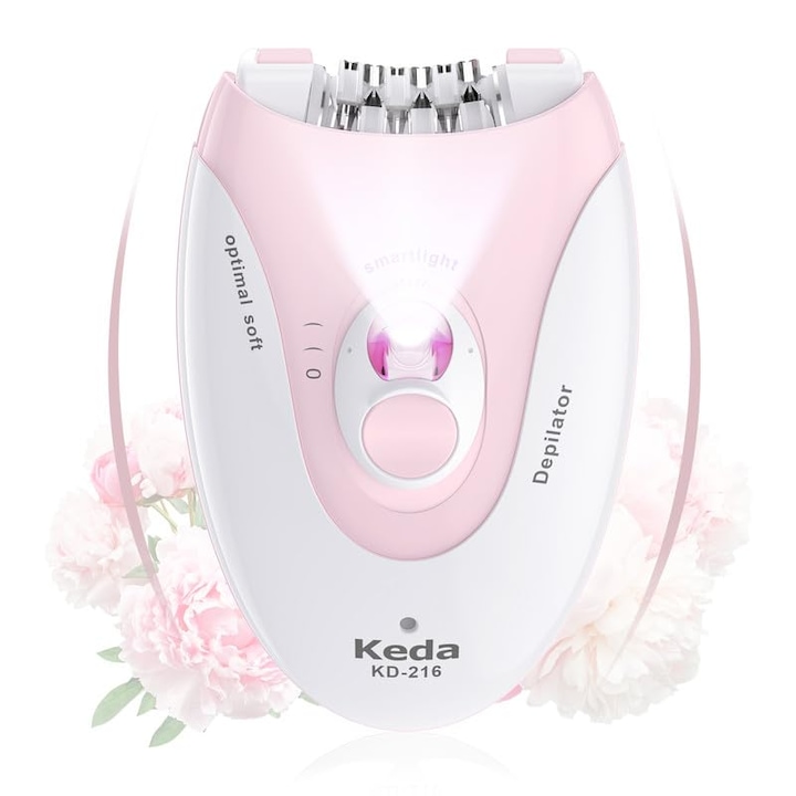 Bubbacare IPL епилатор, с LED светлина, за лице и тяло, безжичен, за мокра употреба