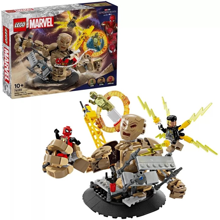 LEGO Super Heroes Спайдърмен срещу Сандман, последната битка (76280)