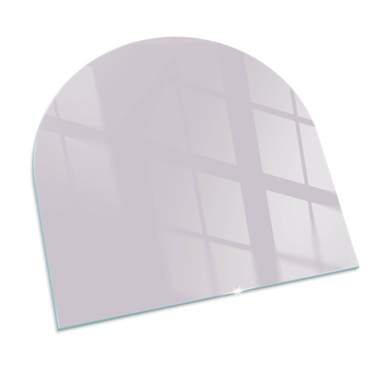 Placa de sticla pentru semineu, Tulup, Violet deschis, 100x100 cm, 0100107800500ccdad0d8