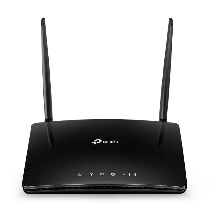 TP-LINK TL-MR6400 LTE vezeték nélküli router, 4G Cat4 akár 150 Mbps, WLAN 2.4GHz N300, 4 db 100 Mbps port