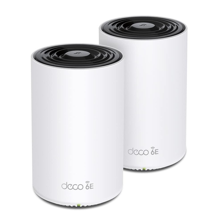 TP-Link Deco XE75 Pro vezeték nélküli router szett, háromsávos, 2402 MB/s, 2 egység