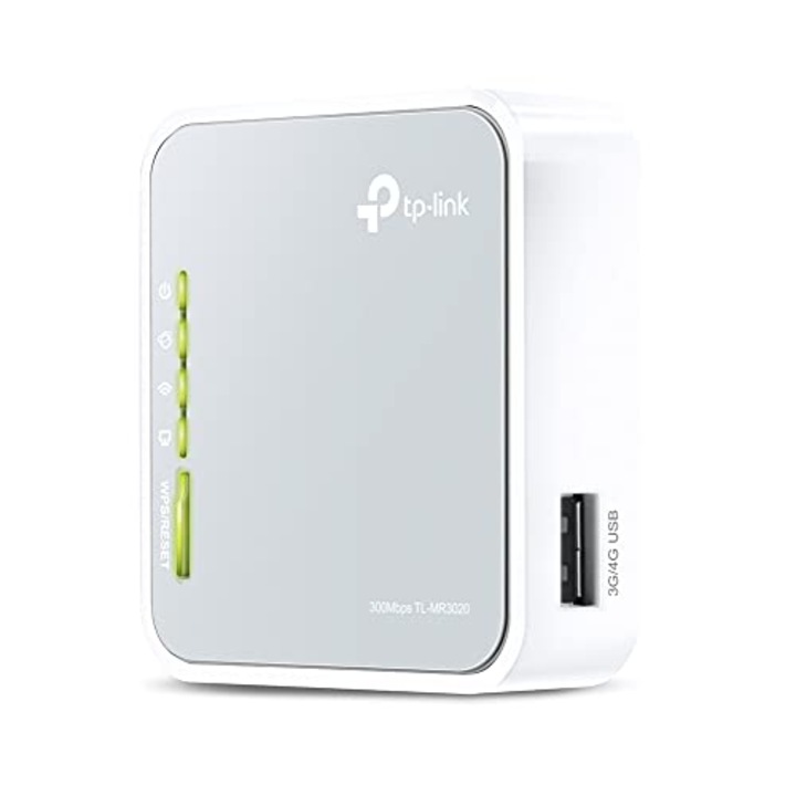 Mobil router TP-Link TL-MR3020, 300Mbit/s, 2.4Ghz, szürke