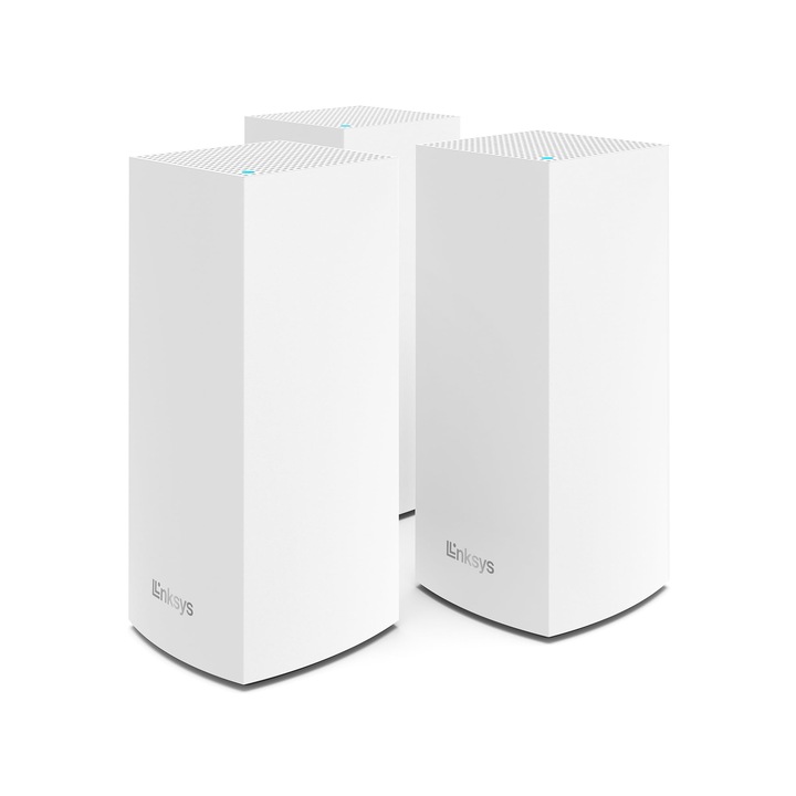 Linksys Velop Mx12600 háromsávos mesh Wi-Fi router 680 Mbps, 3 darabos készlet, fehér