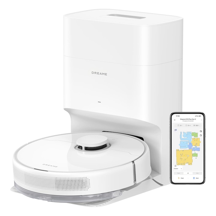 ΠΡΠ°Ρ
ΠΎΡΠΌΡΠΊΠ°ΡΠΊΠ° ΡΠΎΠ±ΠΎΡ Dreame D10 Plus Gen 2 Ρ ΠΌΠΎΠΏ, Π°Π²ΡΠΎΠΌΠ°ΡΠΈΡΠ½ΠΎ ΠΈΠ·ΠΏΡΠ°Π·Π²Π°Π½Π΅ Π½Π° ΠΏΡΠ°Ρ
Π°, ΡΡΡ
ΡΠ°Π½Π΅Π½ΠΈΠ΅ Π½Π° ΠΏΡΠ°Ρ
Π΄ΠΎ 90 Π΄Π½ΠΈ, Lidar Π½Π°Π²ΠΈΠ³Π°ΡΠΈΡ, Π²ΡΠΌΡΠΊΠ°ΡΠ΅Π»Π½Π° ΠΌΠΎΡΠ½ΠΎΡΡ 6000 Pa Π·Π° ΠΊΠΈΠ»ΠΈΠΌΠΈ ΠΈ Π΄ΠΎΠΌΠ°ΡΠ½ΠΈ Π»ΡΠ±ΠΈΠΌΡΠΈ, ΠΆΠΈΠ²ΠΎΡ Π½Π° Π±Π°ΡΠ΅ΡΠΈΡΡΠ° 285 ΠΌΠΈΠ½ΡΡΠΈ