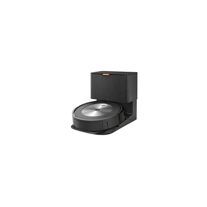 Робот прахосмукачка iRobot Roomba J7+, захранвана от батерии, автоматична станция за прахосмукачка, 600 мл, Wi-Fi
