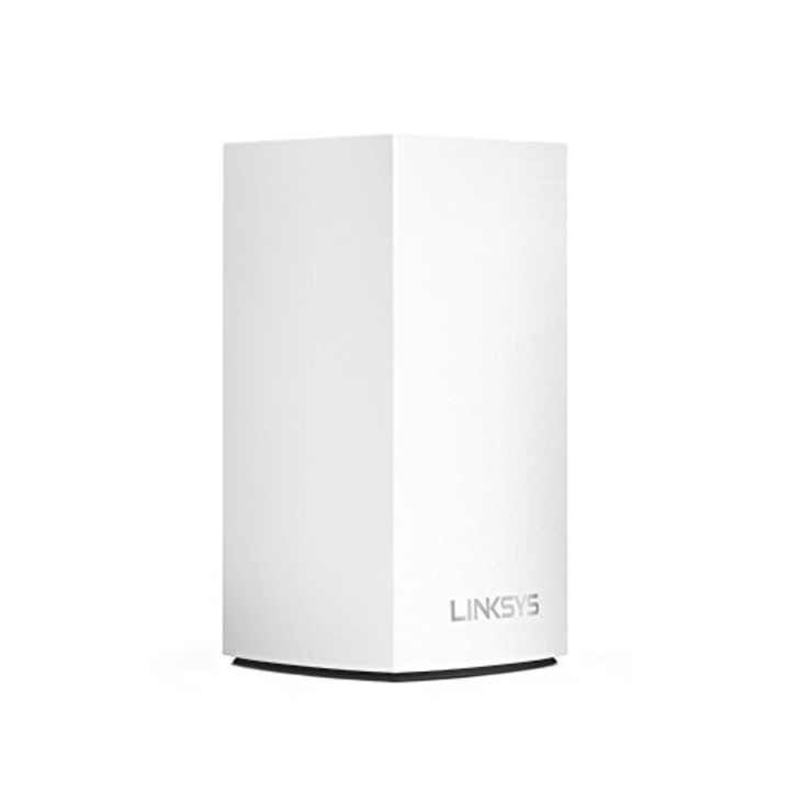 Linksys Velop kétsávos Mesh Wifi 5 vezeték nélküli router, 140 m-es lefedettség, 2 gigabites Ethernet port, fehér, 1. készlet