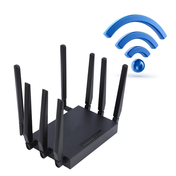 Bewinner kétsávos Wifi6 4G router, 1000 Mbps modem, 8 antenna