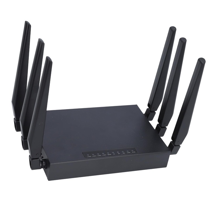 Xiuganpo 5G kétsávos gamer router, WiFi6, 1000Mbps, 8 antenna, 100-240V
