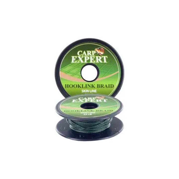 Fir Textil Carp Expert Skin Line Moss Verde, 10 Metri, 15 Lbs, pentru Pescuit Crap