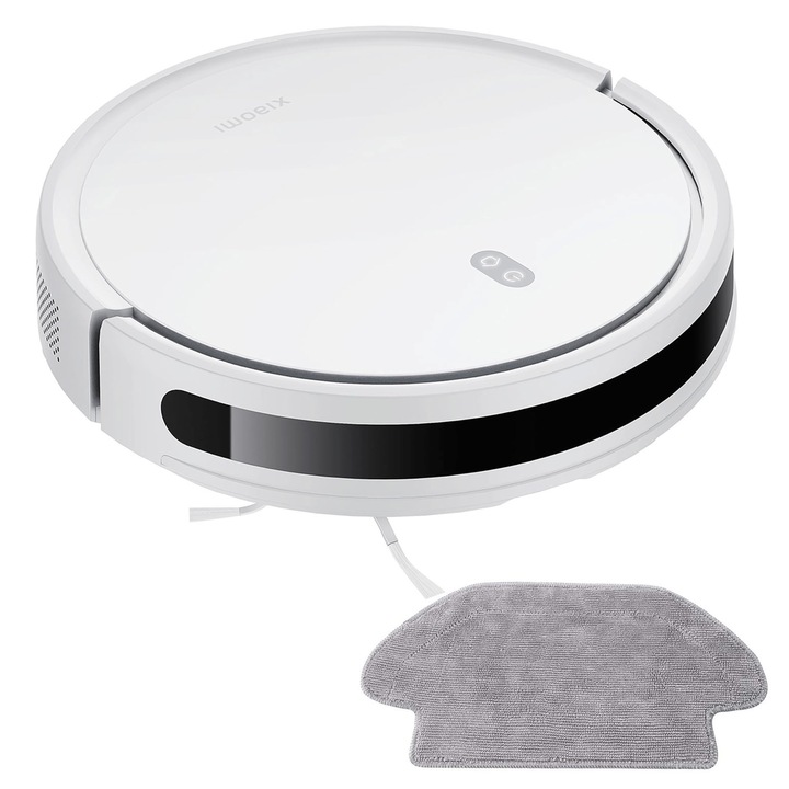 Aspirator Robot Xiaomi E12, Putere De Aspirare Puternica De Pana La 4000Pa, Control Prin Aplicatia Home, Cale De Curatare Eficienta, Rezervor De Apa Inteligent, Numerosi Senzori, Include Perie
