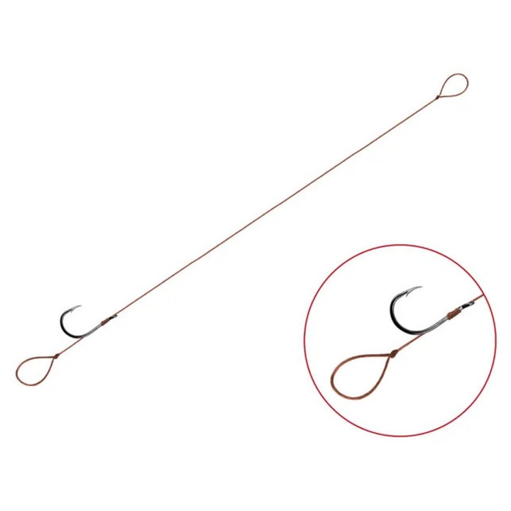 Monturi Feeder Delphin Proxi 8 Loop, 0, 10 mm Diametru, Carlig #8, 8 cm, 6 Buc/Plic
