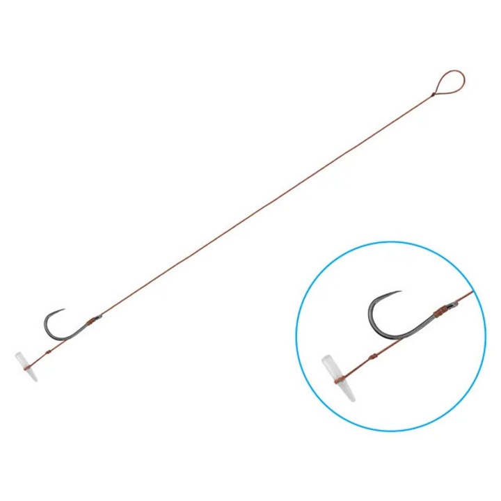 Monturi Feeder Delphin Proxi 8 Quickstop, 6 Bucati, 8cm, Diametru 0, 10mm, Carlig B-Less #8