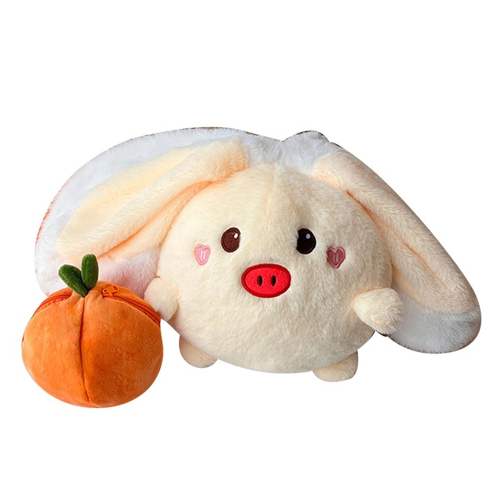 Jucarie de plus, model persimon, moale, decorativa, 25cm, set