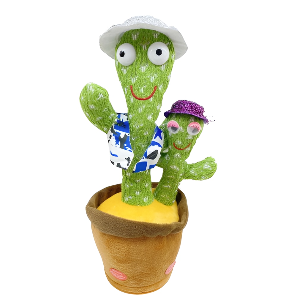 Cactus dansator, cantand, floare fermecatoare, rasucita, vorbitoare,  jucarie amuzanta pentru copii - eMAG.ro