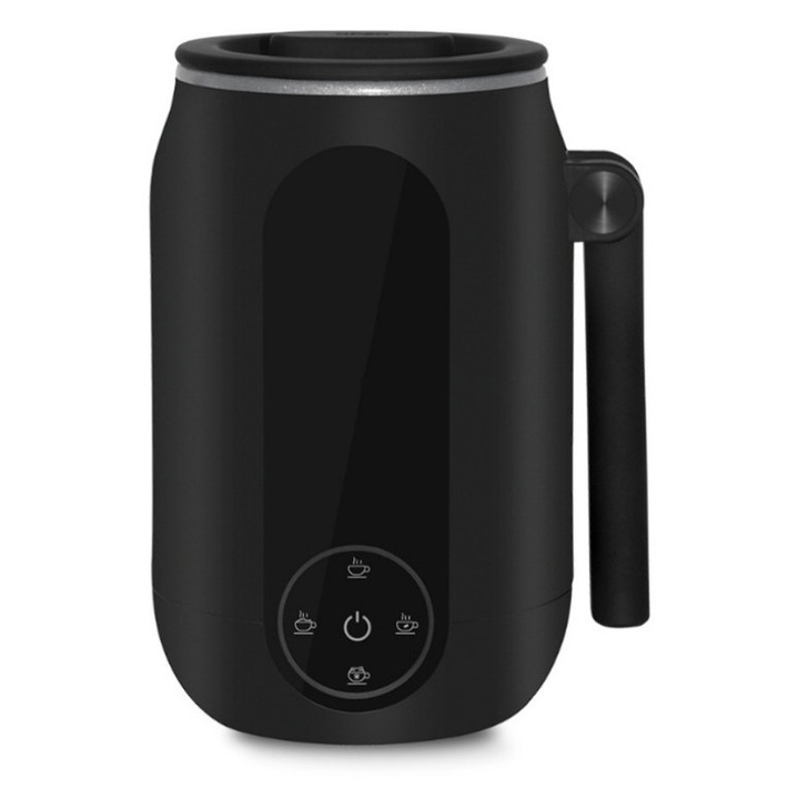 Aparat Pentru Spuma De Lapte 4 in 1 Cream, Spumare Cald si Rece, Ideal Pentru Latte, Ciocolata, Cappuccino, Frappe, Functie de Incalzire Lapte, Mentinere Temperatura, 450ml, Putere 500W