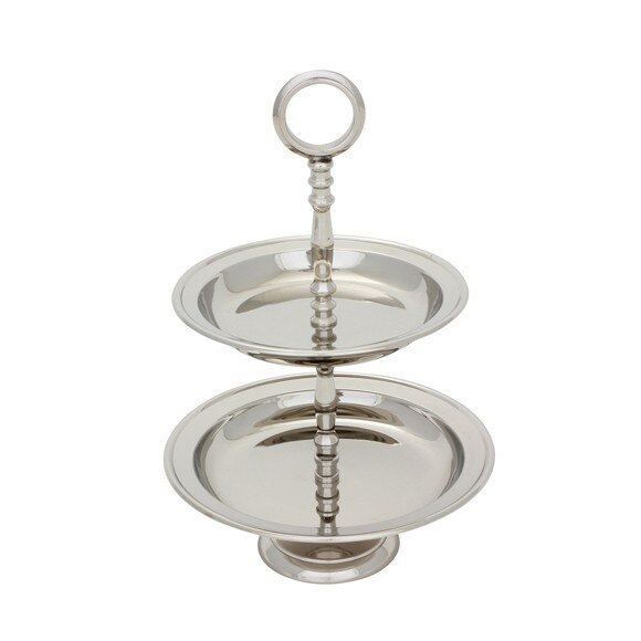 Suport de tort Afternoon Tea, alama placata cu nichel
