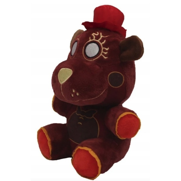 Jucarie, Five Nights at Freddy's, Ursul Rosu, 20 cm, Plush, 100% poliester, Moale, Placut la atingere, Pentru fete, Varsta 2+