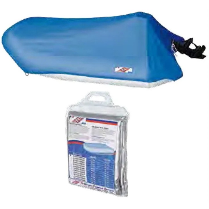 Husa Barca Gonflabila GFN, 300 Deniers Gri/600 Deniers Albastru, Rezistenta la Apa si Soare, Dimensiuni 340x360/150x170 cm