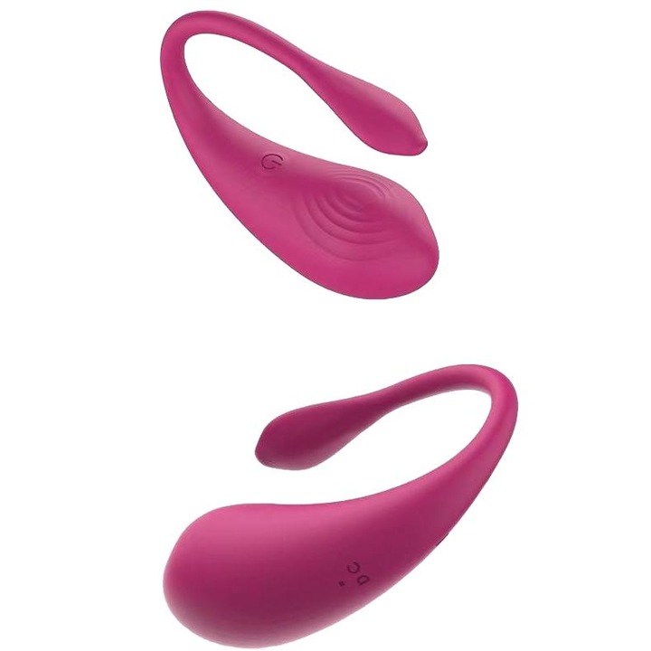 Vibrátor távirányítóval, OPTLPL, rózsaszín, 9 rezgési mód, újratölthető, vízálló IPX6