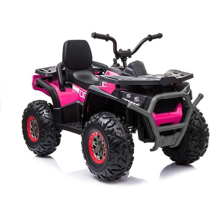 Quad electric LEAN XMX607, roz, pentru copii 3+ ani, design sportiv