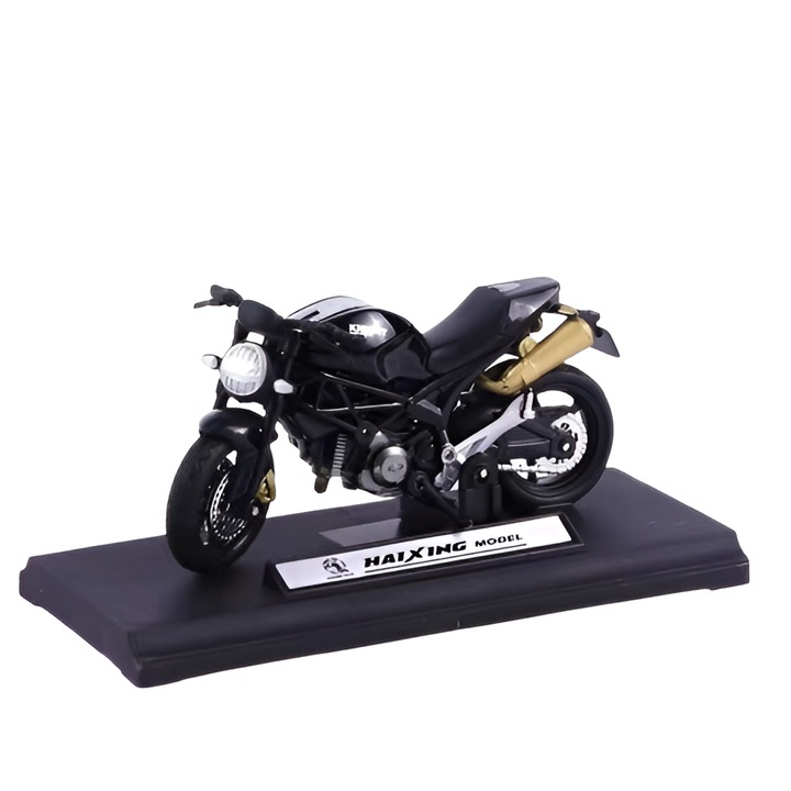 Yamaha motorkerékpár modell 1/18 könnyűfém vázzal, valósághű replika