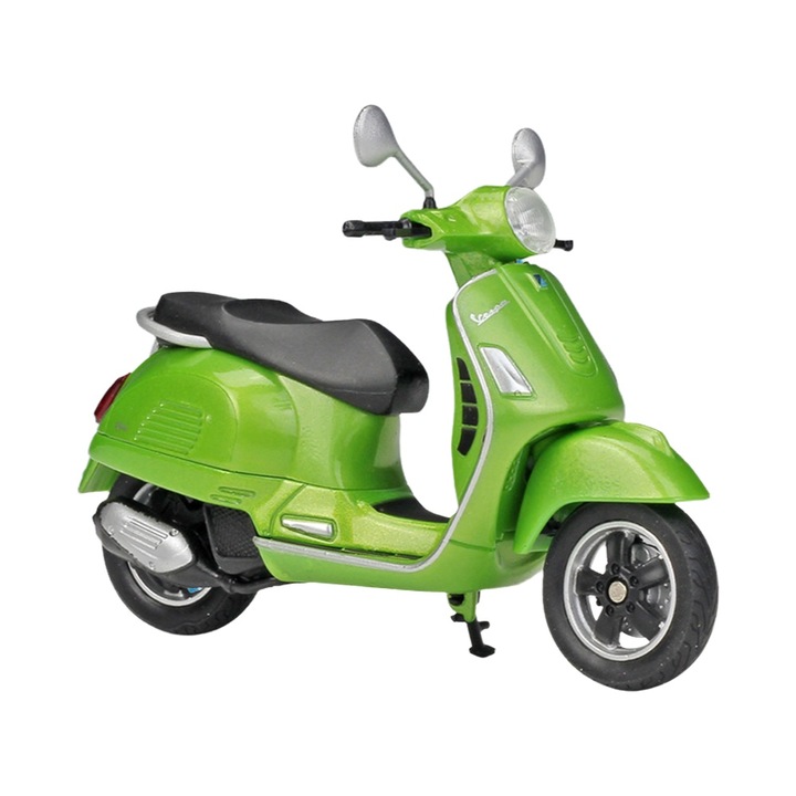 Vespa 946 robogó modell, könnyűfém, valósághű részletek, 1:18