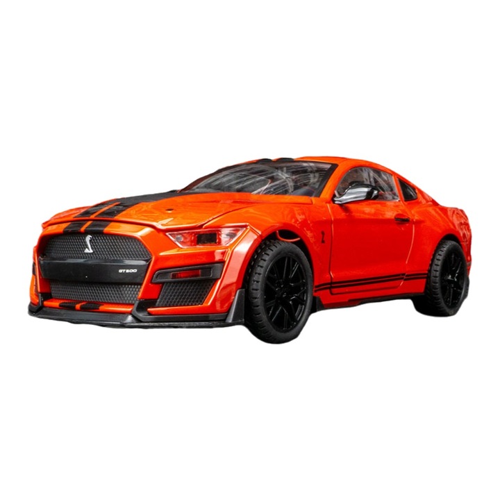 GT500 sportkocsi modell, könnyűfém szál, piros