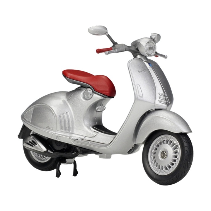 VESPA 946 robogó modell, WELLY, 1:18, Szürke