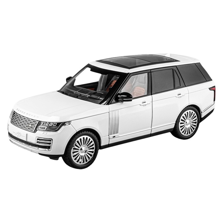 Range Rover könnyűfém modellautó, 1:18, Fehér/Fekete
