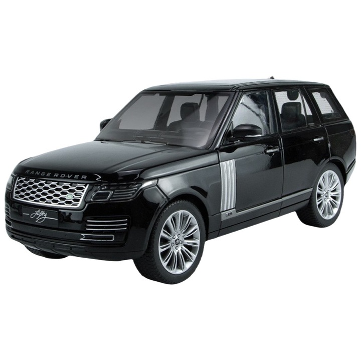 Autómodell 1:18 Range Rover, Metálfényezés, Fekete