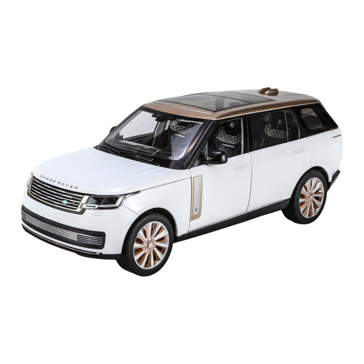 Range Rover könnyűfém autómodell, fehér