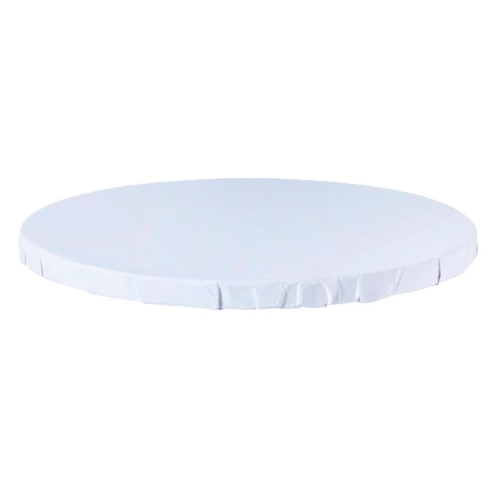 Platforma tort rotunda alba, usoara, 30 cm grosime 1.2 cm, PME