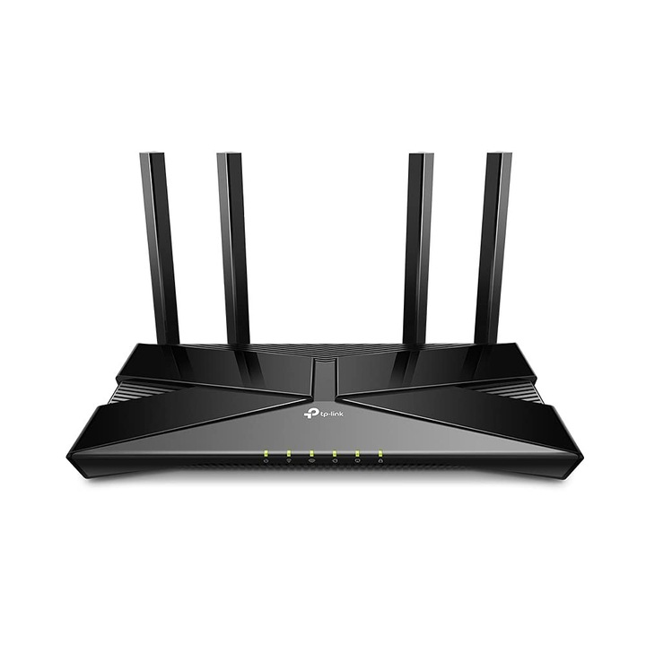 WLAN router Tp-Link Archer AX10 Wi-Fi 6 (1202 Mbit/S 5 GHz, 300 Mbit/S 2,4 GHz, 4 × Gigabit Lan port, Access Point mód, Homecare, Alexa kompatibilis), Fekete