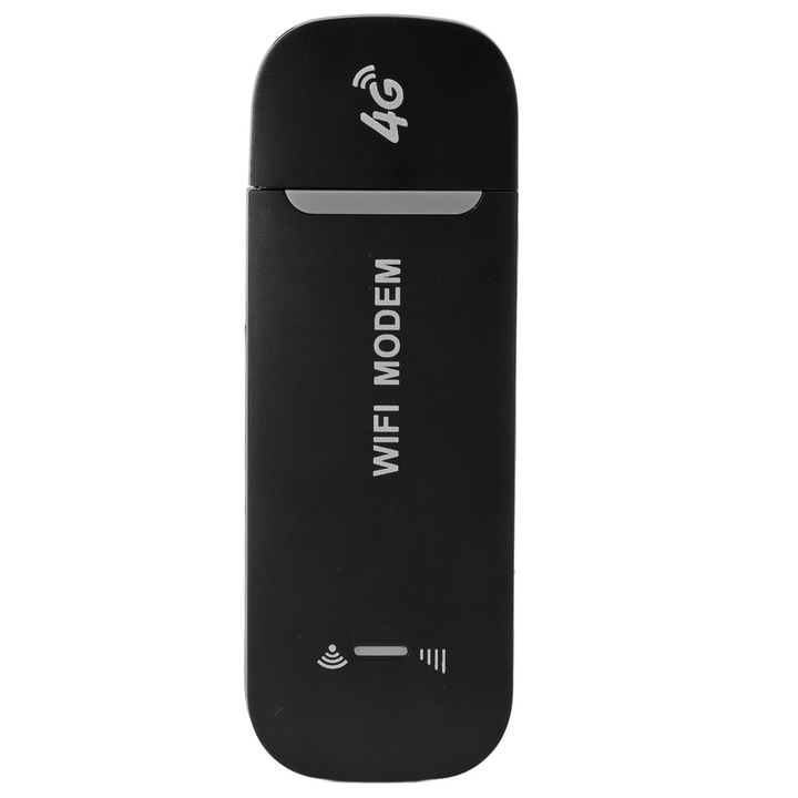 Преносим 4G Lte USB Wifi рутер, USB Wifi модем, мобилно интернет устройство със слот за SIM карта, преносим маршрутизатор за достъп за смартфон, таблет, лаптоп, до 10...