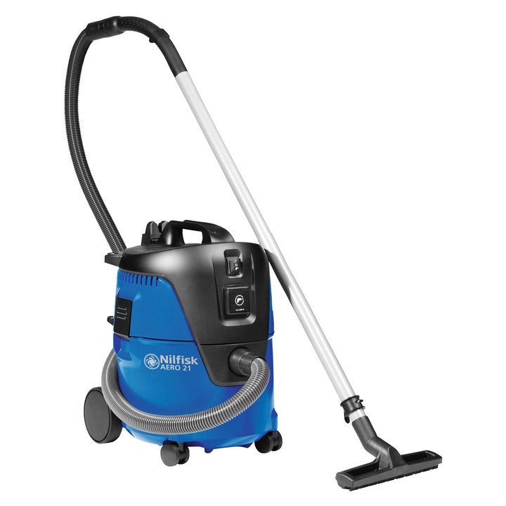 Nilfisk Aero 21-21 Pc Ipari Porszívó, 21 l, Kék, 230 V, Univerzális Méret