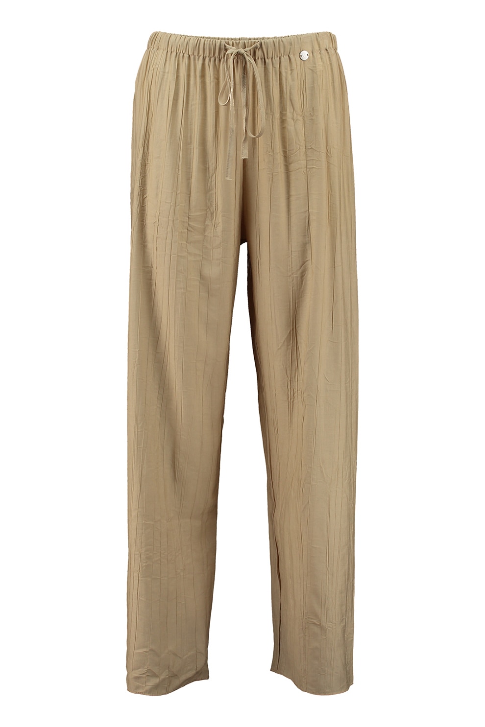 ZABAIONE, Pantaloni relaxed-fit cu talie ajustabila, Bej inchis, S-M